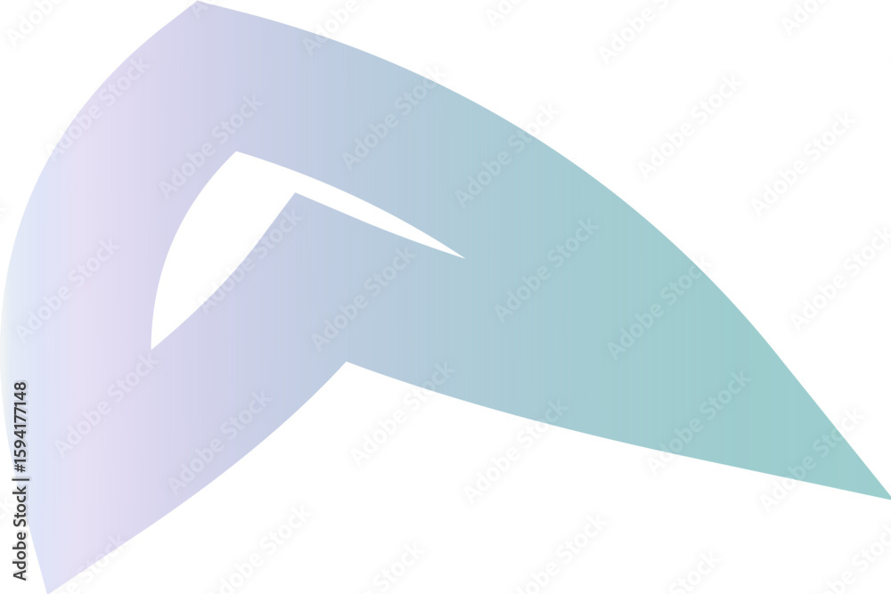 Futuristic Curved Line Icon Set – Electric Blue Gradient Stroke Outlines for Modern UI, Tech Branding, and Minimal Web Interfaces