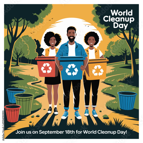World Cleanup Day Observation Poster