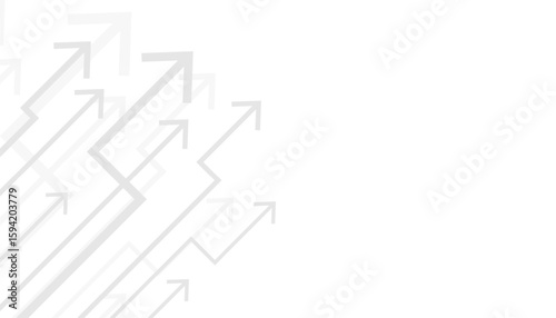 minimal style growth arrow backdrop for business success