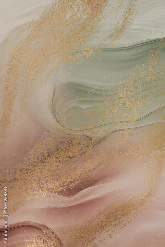 Obraz premium Granulating watercolor background with soft brush texture and natural artistic feel