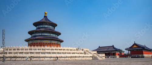 The Temple of Heaven is a Confucian temple complex in the central Dongcheng District of Beijing,