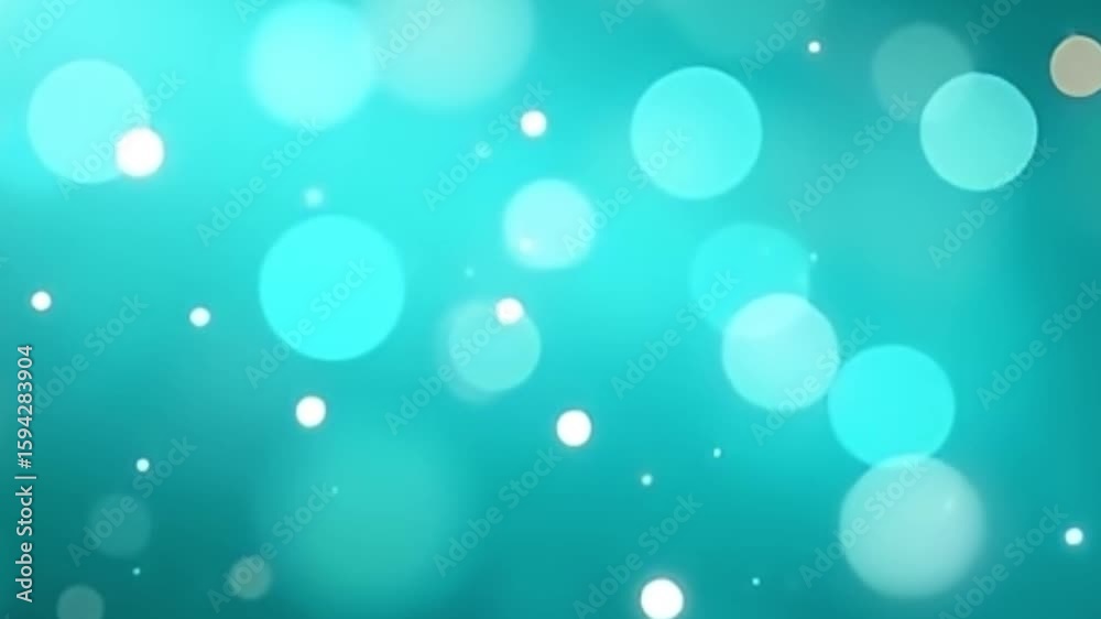 turquoise bokeh background, white bokeh fast motion, bouncing bokeh dots, glowing turquoise orbs, 4K bokeh background, ultra high resolution bokeh, abstract light particles, fast floating bokeh, dream