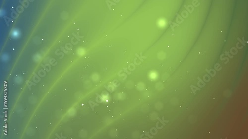 Abstract green glowing light backdrop with soft bokeh, subtle gradients, and scattered sparkles, perfect for presentations, wallpapers, or creative digital backgrounds.