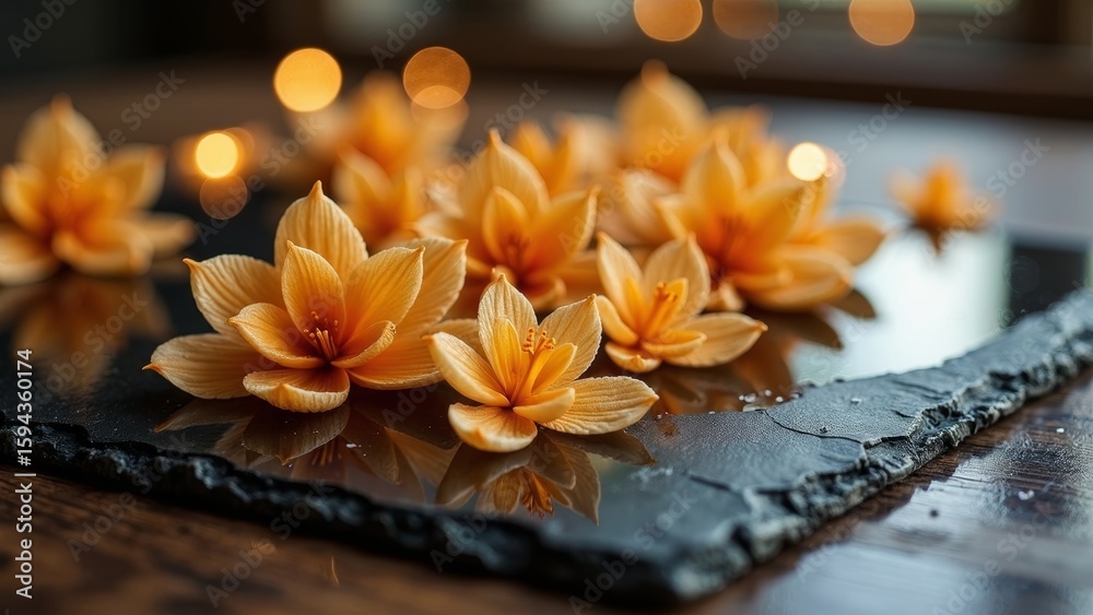 Fototapeta premium Exquisite pastry art presentation