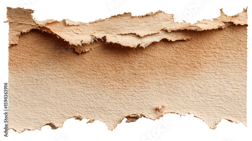 Wallpaper Mural A torn piece of paper with a brown background Torontodigital.ca