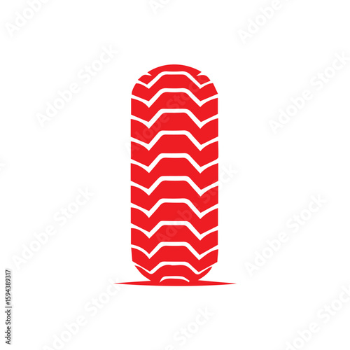 vector illustration of a tire