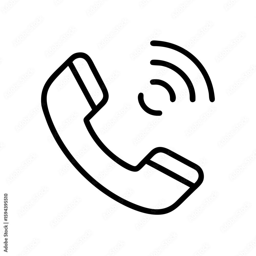 Phone icon vector illustration with glossy blue design for communication and technology use Phone icon vector illustration with glossy blue design for communication and technology use