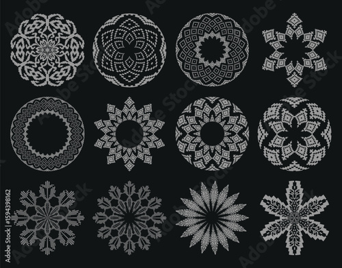 Authentic Indonesian Riau Malay Element Graphics