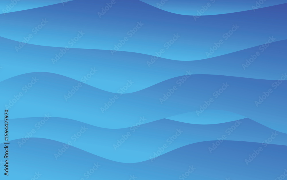 Fototapeta premium abstract blue background with waves