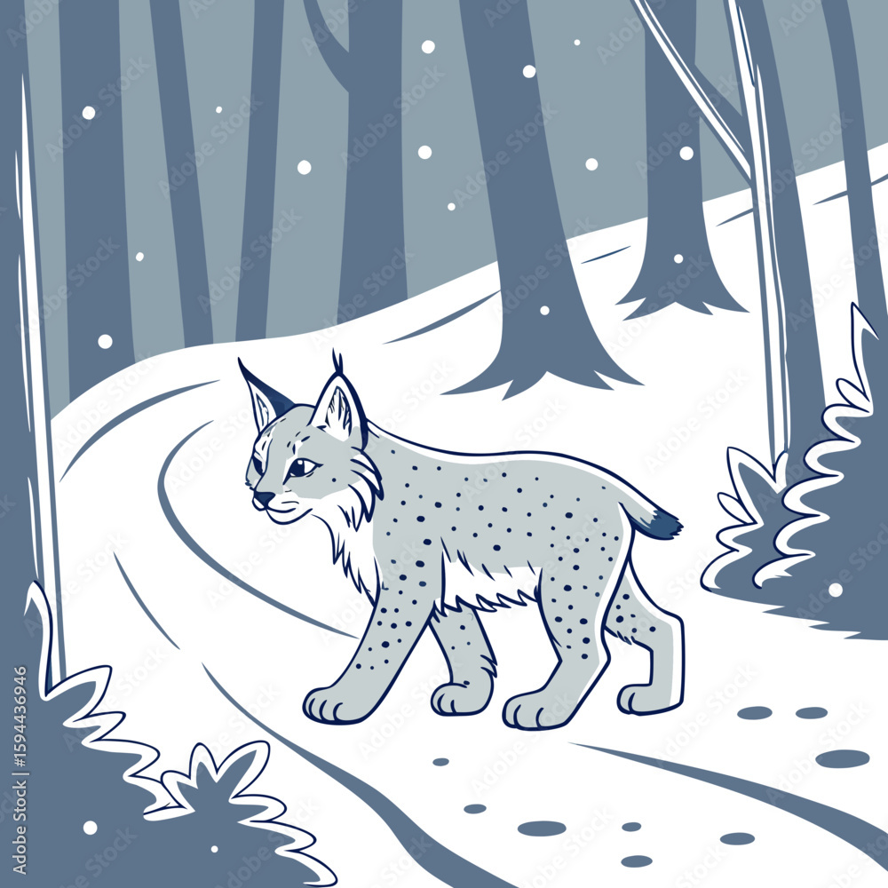 Naklejka premium Realistic cute animals or birds, in a realistic, dynamic style, with vibrant colors and modern, stylish aesthetics.