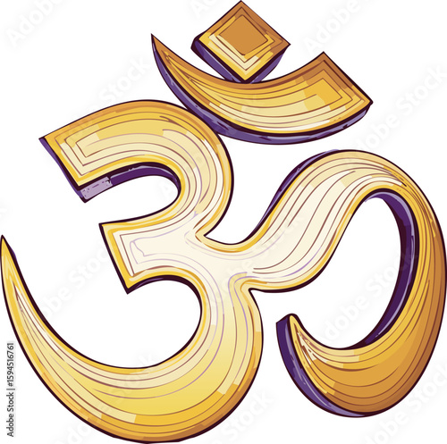 Om Symbol vector design