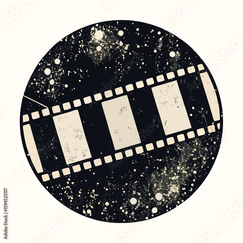 grunge film strip