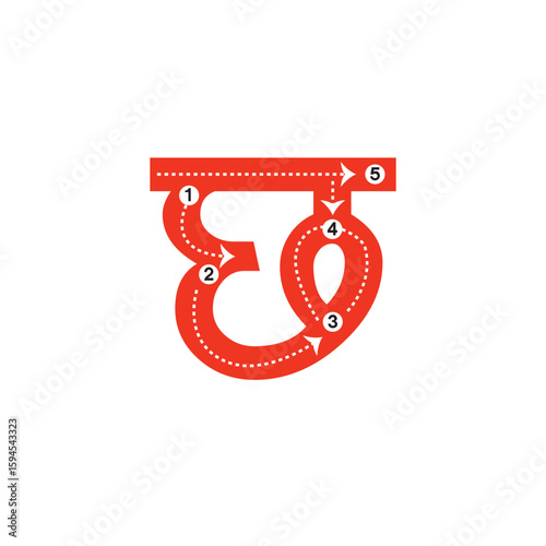 Hindi Alphabet Tracing Word | Hindi Varnmala Letter छ