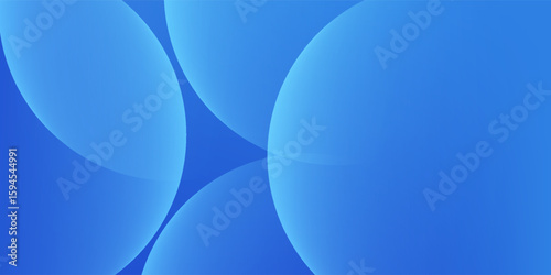 Abstract blue circle background with subtle blue gradient. Featuring geometric patterns, ideal for modern designs, digital projects, banners and creative visual presentations.