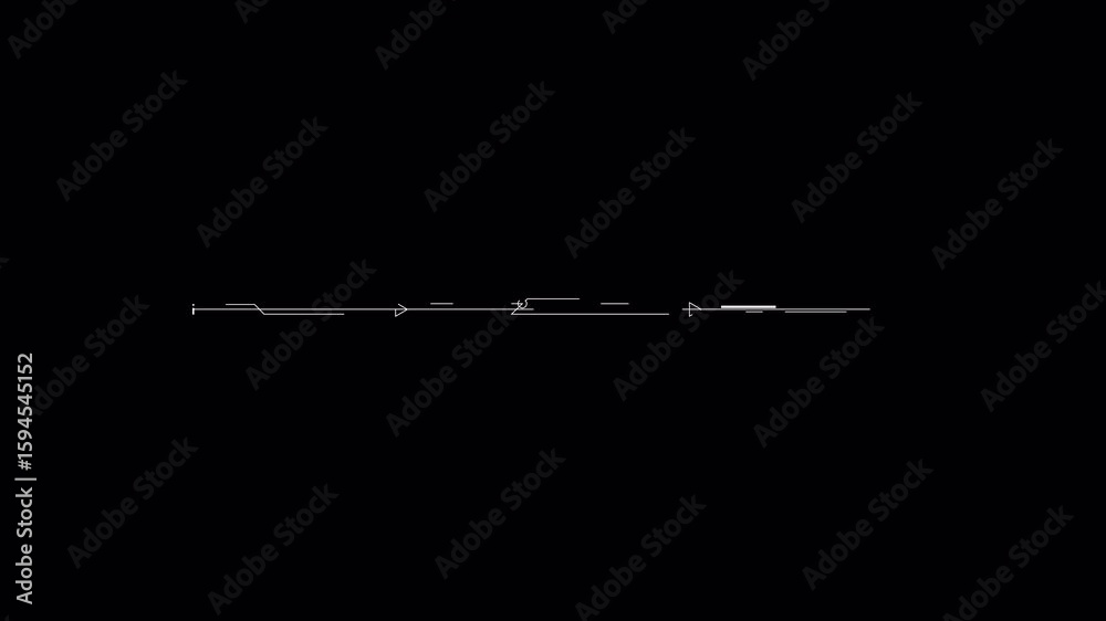 Abstract Animated Lines and Shapes Forming a Dynamic Visual Composition on Black Abstract Animated Lines and Shapes Forming a Dynamic Visual Composition on Black