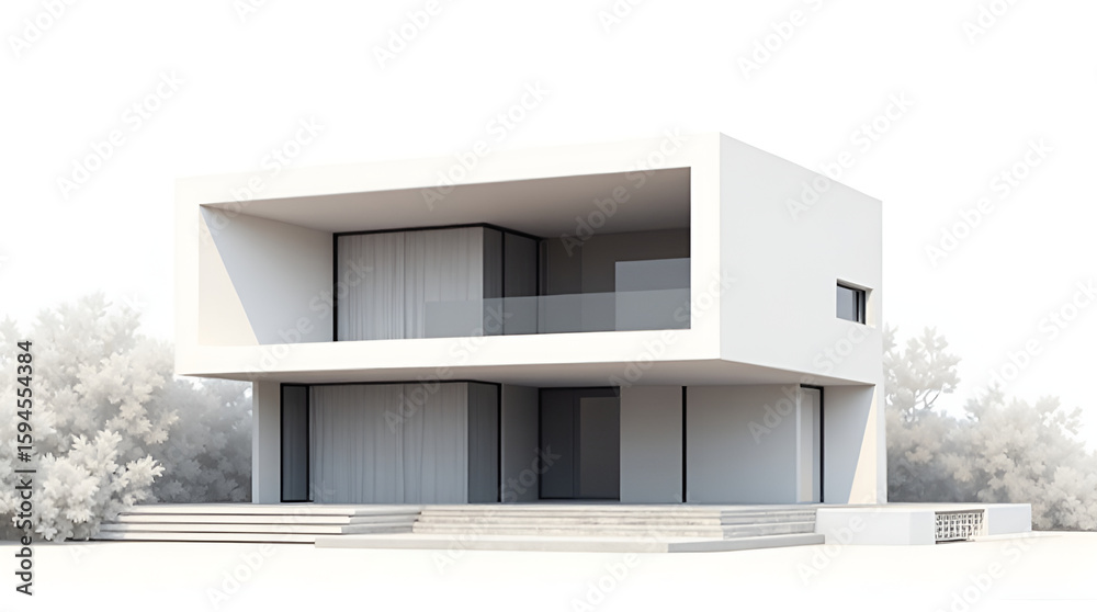 Modern Minimalist White House Architecture Design Modern Minimalist White House Architecture Design