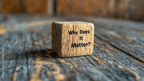 Wooden Blocks with Words 