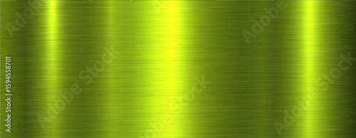 Brushed metal texture background, green shiny lustrous metallic background.