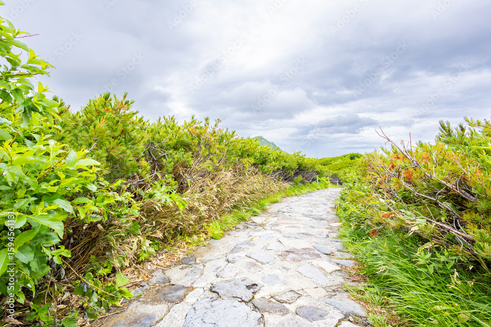 Naklejka premium 室堂の景色