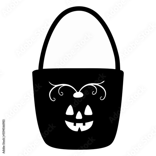 Halloween pumpkin tot bag