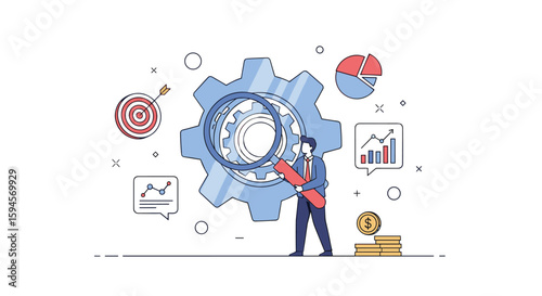 Analyzing business performance through strategic financial management and operational efficiency optimization