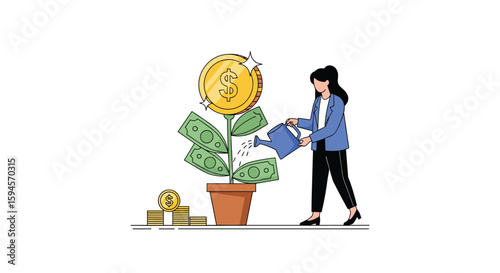 Cultivating financial growth through strategic investment and careful resource management for future prosperity