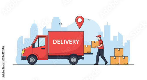 Efficient package delivery services ensuring timely arrival of goods and packages with professional logistics and transportation solutions