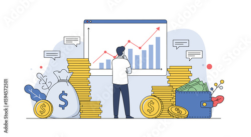 Financial growth and investment strategies for business success and economic prosperity