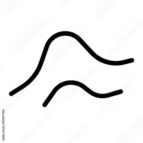 Offset Line Curve Shape