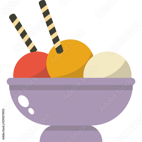 Summer Food Vector Illustration