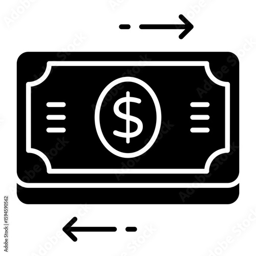 A perfect design icon of banknotes