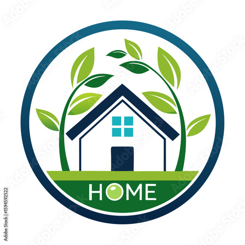 Eco Friendly Home Logo Design