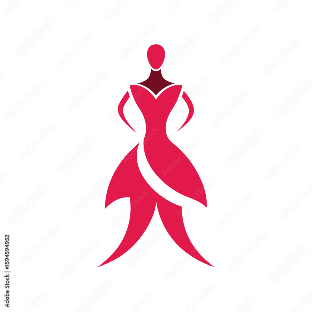 Obraz premium vector illustration of fashion logo icon