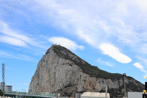 View of the Rock of Gibraltar, Great Britain  