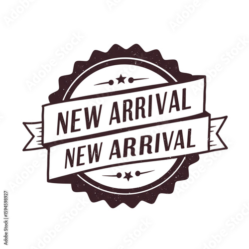 New Arrival Vector Badge - Product Launch Sticker Design
