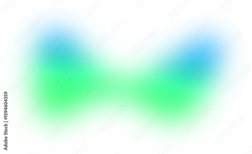 Fototapeta premium Iridescent Aura: Fluid Green Holographic Element