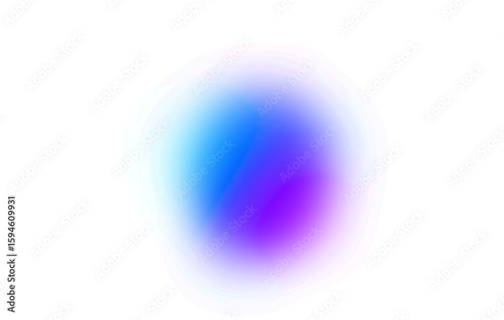 Obraz premium blue purple gradient sphere