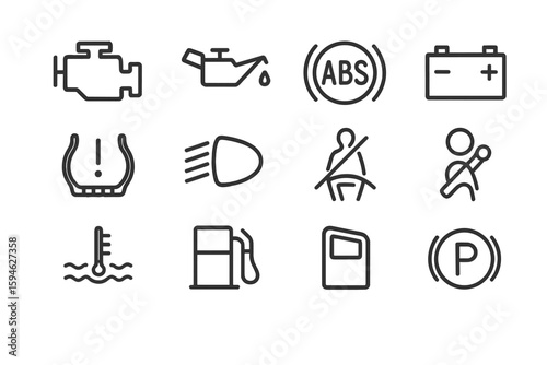 Car dashboard warning lights and symbols guide for safe driving