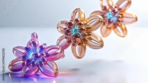 drift gracefully, angstrom collecting of dynamic, tetrahedral particle voluted outwards same cosmic lotus petal spark inwards brilliant colors, roam airy overshadow along an spotless