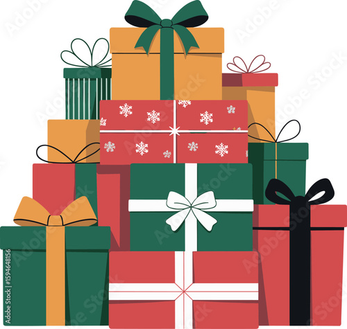 colorful gift boxes 