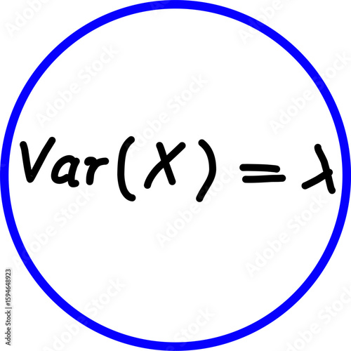 Poisson variance mathematical formula, probability distribution. statistics and probability