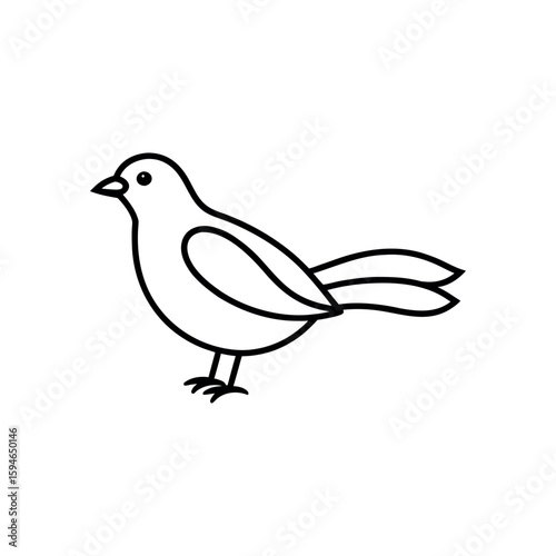 A maelis line art vector illustration.