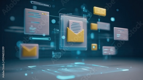 Engaging newsletter subscription process digital interface interactive content virtual environment user perspective effective communication.