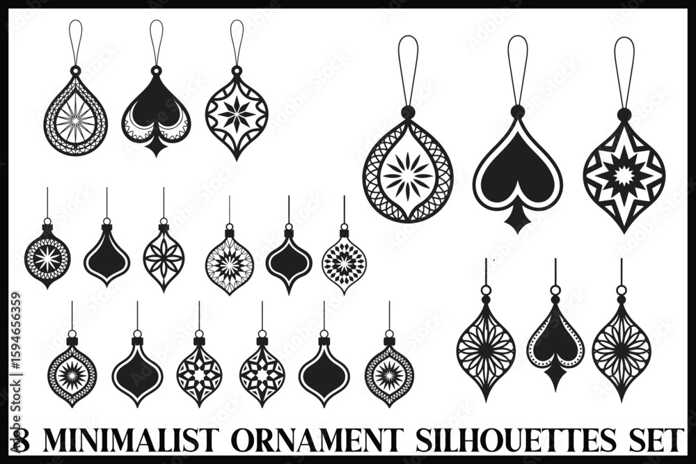 Fototapeta premium Minimalist Ornament Bundle