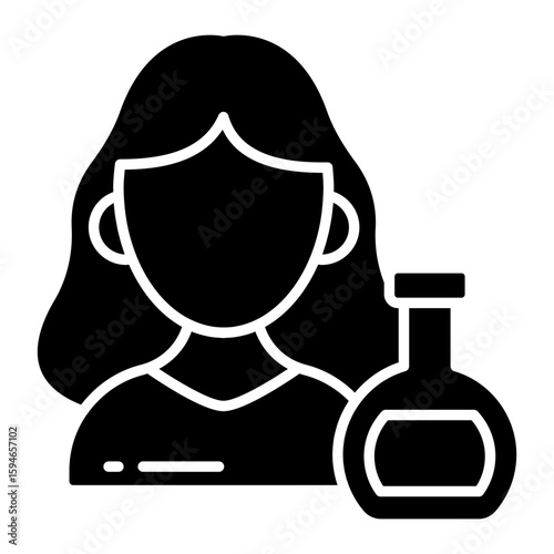 A unique design icon of lab manager