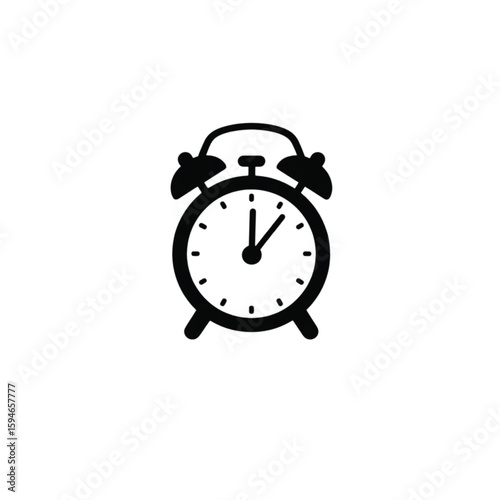 black alarm clock