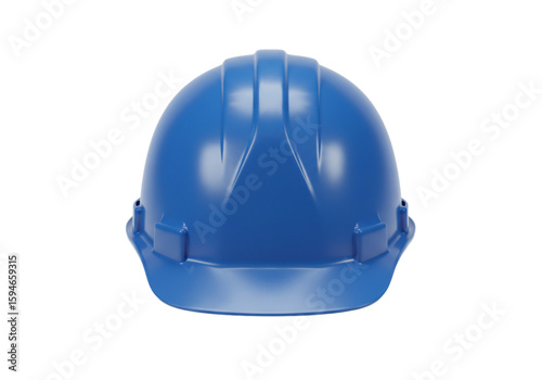 Blue hard hat png on transparent background