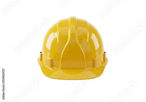Yellow hard hat png on transparent background
