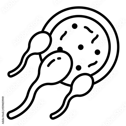 A Linne design icon of insemination
