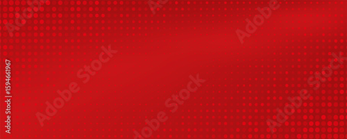 Red diagonal geometric shape with halftone. Modern fiber textured vector eps 10
